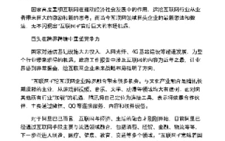 中国竞网，互联网时代下的竞争与机遇并存