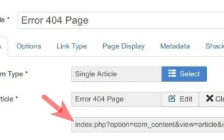 Joomla安装后输入域名出现404错误，原因与解决方案