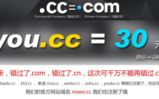 急急急！请问各位大虾，CC这种域名好不好？