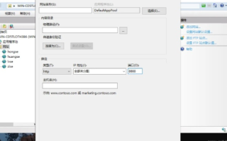 IIS60设置虚拟目录并设置独立域名