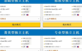 独立服务器租用价格大概多少？