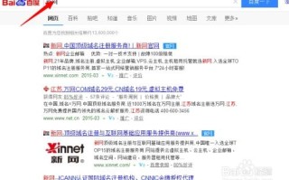 新网域名出错，解析与解决之道