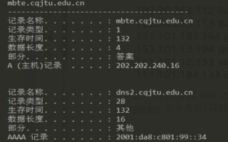 如何用net命令查询域名DNS