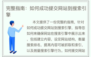 向搜索引擎提交网站，能否仅提交IP地址？