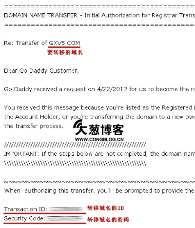从GODADDY注册域名到意外转移，一场语言误会引发的探索之旅