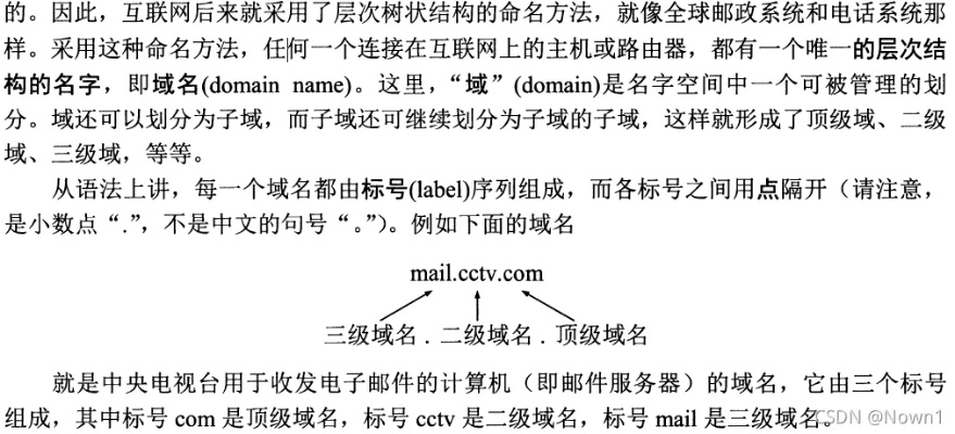 域名MHRITEDUCN中的主机名解析