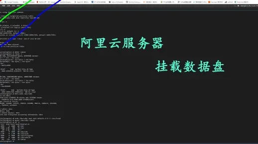 阿里云服务器硬盘分区、格式化与挂载详解