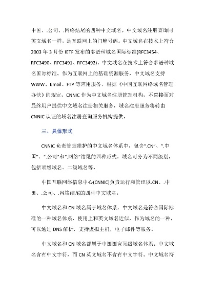 注册中文域名要注意的问题及侵权风险分析