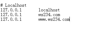 在访问特定域名时自动转向其他域名，利用Hosts文件实现域名重定向