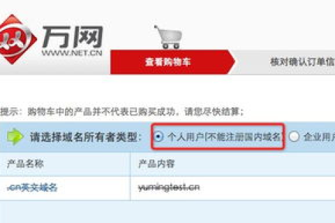 CN域名不许个人注册了吗？