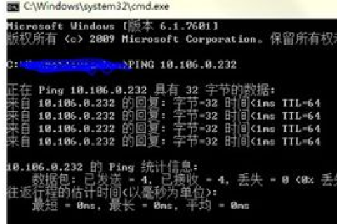 在运行里面Ping域名，探索网络诊断的奥秘
