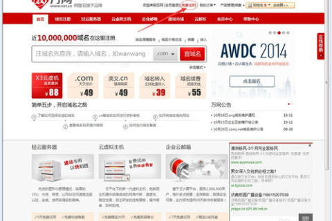 万网建站为什么有2个域名，解析与优势