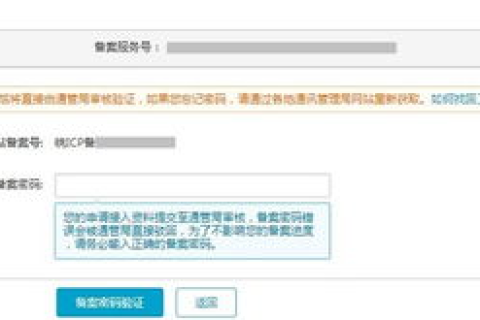 123info域名备案及国内服务器部署最新流程详解