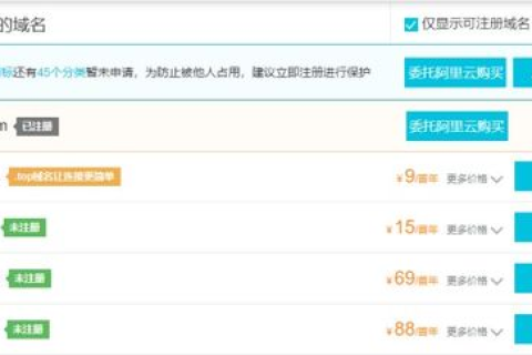 现在中文COM域名大概多少钱一年？哪些公司的域名比较好？