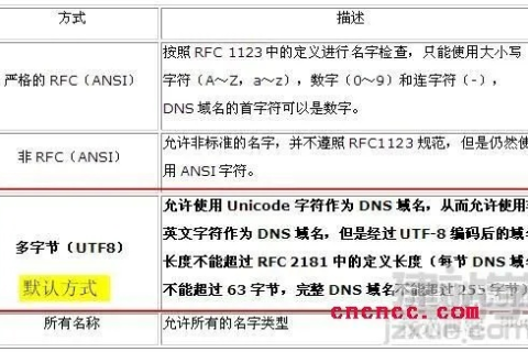 15域名不能包含的字符详解