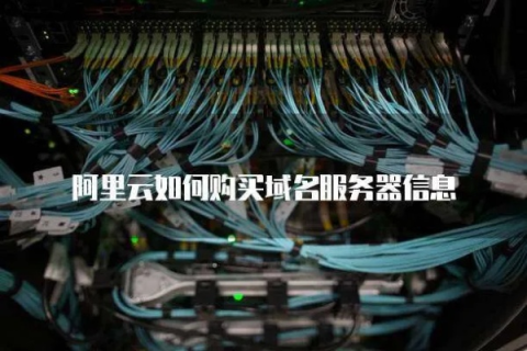 购买阿里云服务器和域名怎么使用
