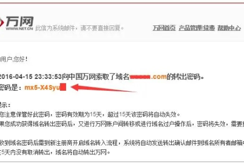 万网域名所有者变更全攻略