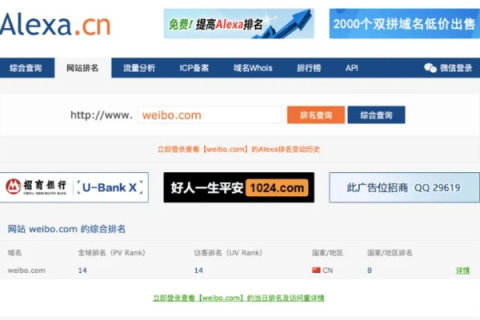 做了301重定向后，ALEXA排名和百度收录问题解析