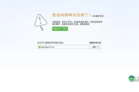 DNS域名解析错误怎么办？