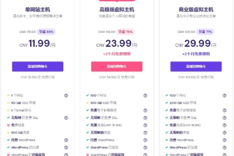 哪里的域名和虚拟主机最便宜？