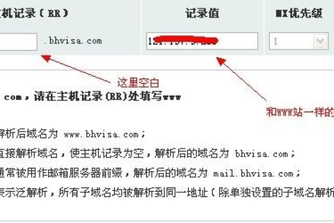 如何将不带www的域名跳转到带www的域名